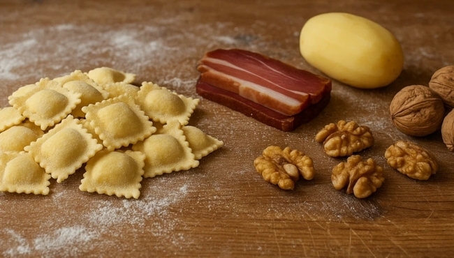 1kg di Pasta Ripiena a base di Carne o di Terra